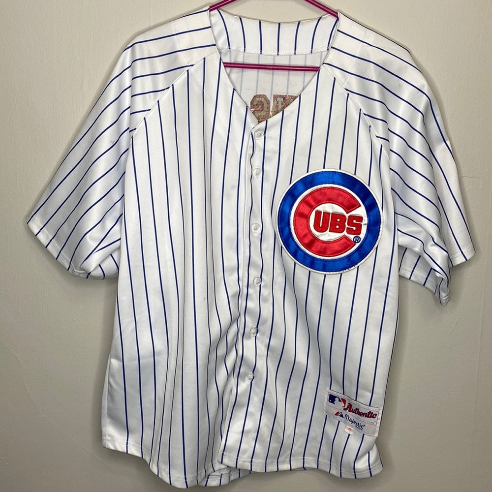 RARE VTG MLB Hall of Famer Cubs Andre Dawson Authentic Majestic Jersey size 48
